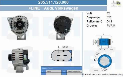 PSH 205.511.120.000 - Laturi inparts.fi