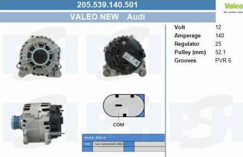 PSH 205.539.140.501 - Laturi inparts.fi