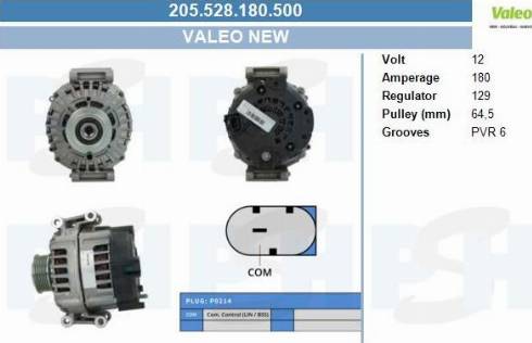 PSH 205.528.180.500 - Laturi inparts.fi