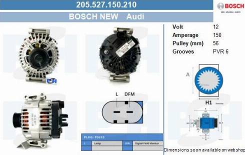 PSH 205.527.150.210 - Laturi inparts.fi