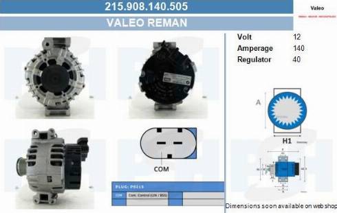 PSH 215.908.140.505 - Laturi inparts.fi