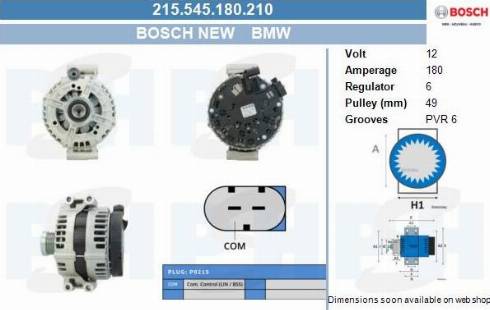 PSH 215.545.180.210 - Laturi inparts.fi