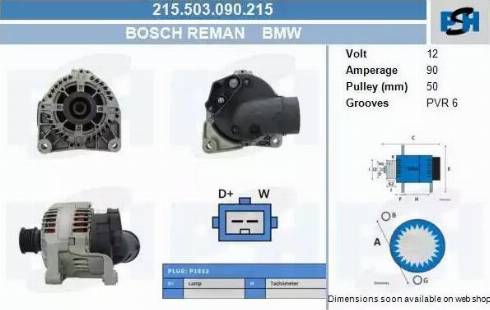 PSH 215.503.090.215 - Laturi inparts.fi