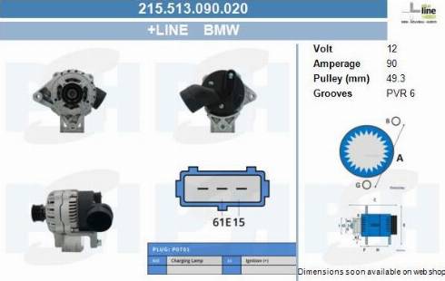 PSH 215.513.090.020 - Laturi inparts.fi