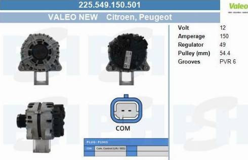 PSH 225.549.150.501 - Laturi inparts.fi