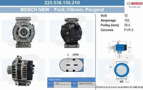 PSH 225.538.150.210 - Laturi inparts.fi