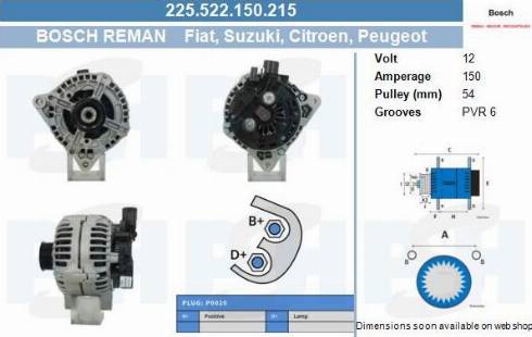 PSH 225.522.150.215 - Laturi inparts.fi