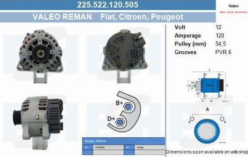 PSH 225.522.120.505 - Laturi inparts.fi