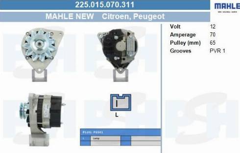 PSH 225.015.070.311 - Laturi inparts.fi