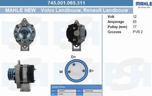 PSH 745.001.065.311 - Laturi inparts.fi