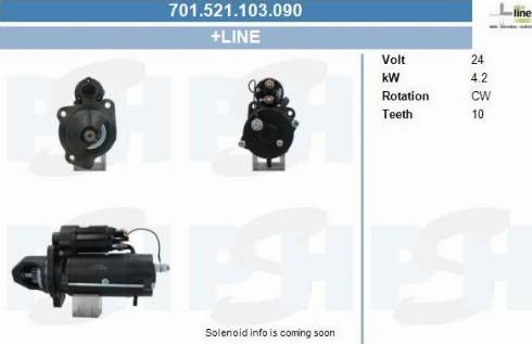 PSH 701.521.103.090 - Käynnistinmoottori inparts.fi