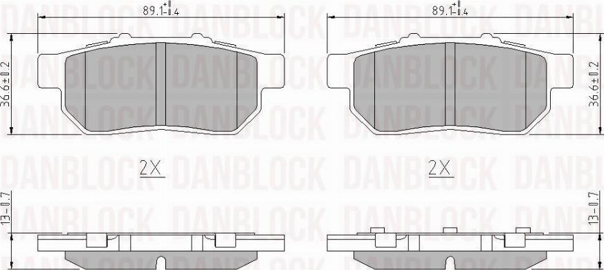 DAN-BLOCK DB 510994 - Jarrupala, levyjarru inparts.fi