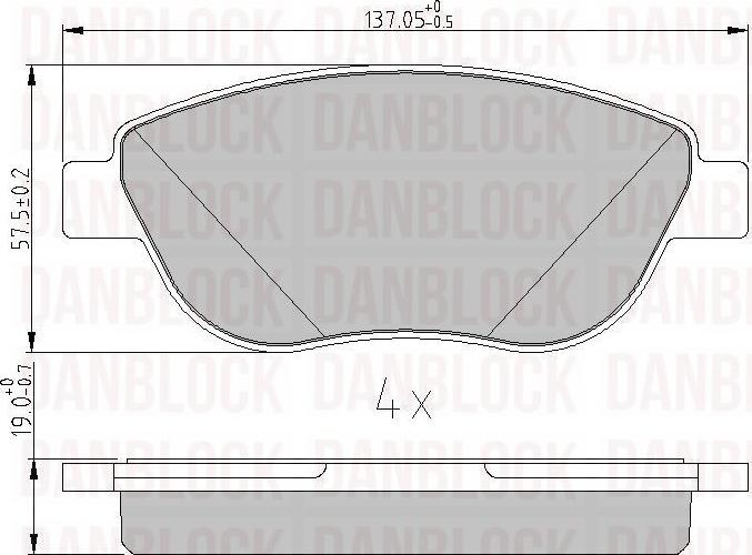 DAN-BLOCK DB 510961 - Jarrupala, levyjarru inparts.fi