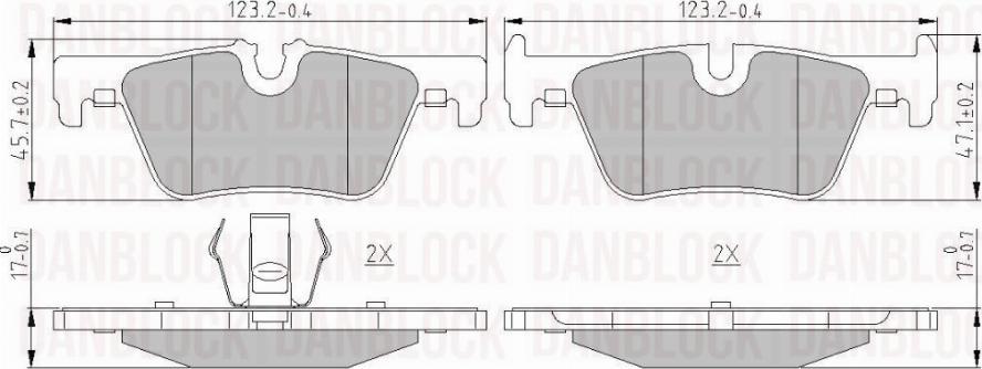 DAN-BLOCK DB 510963 - Jarrupala, levyjarru inparts.fi