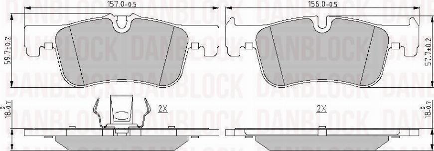 DAN-BLOCK DB 510982 - Jarrupala, levyjarru inparts.fi