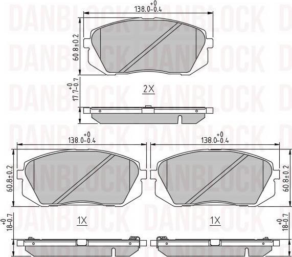 DAN-BLOCK DB 510921 - Jarrupala, levyjarru inparts.fi