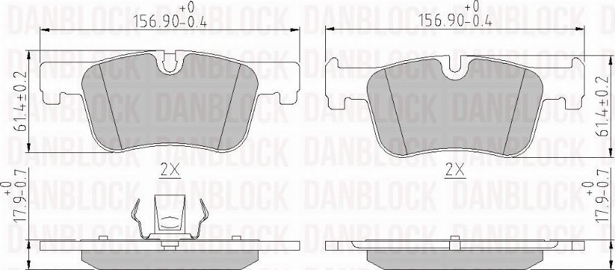 DAN-BLOCK DB 510975 - Jarrupala, levyjarru inparts.fi