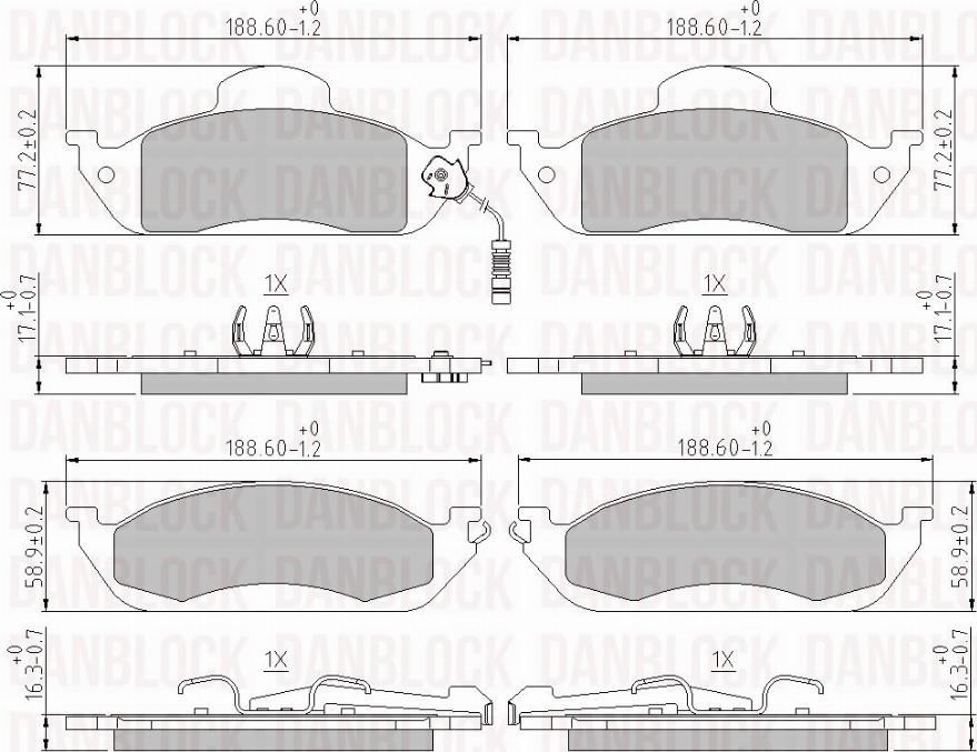 DAN-BLOCK DB 510494 - Jarrupala, levyjarru inparts.fi