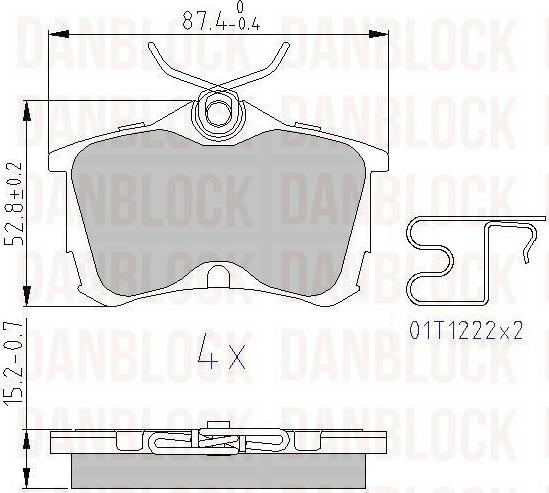 DAN-BLOCK DB 510449 - Jarrupala, levyjarru inparts.fi