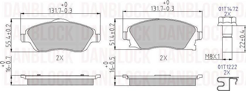 DAN-BLOCK DB 510446 - Jarrupala, levyjarru inparts.fi