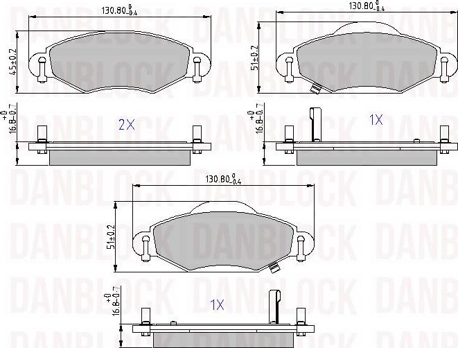 DAN-BLOCK DB 510452 - Jarrupala, levyjarru inparts.fi