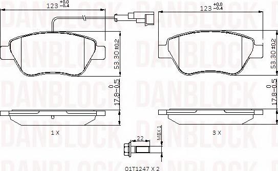 DAN-BLOCK DB 510409 - Jarrupala, levyjarru inparts.fi