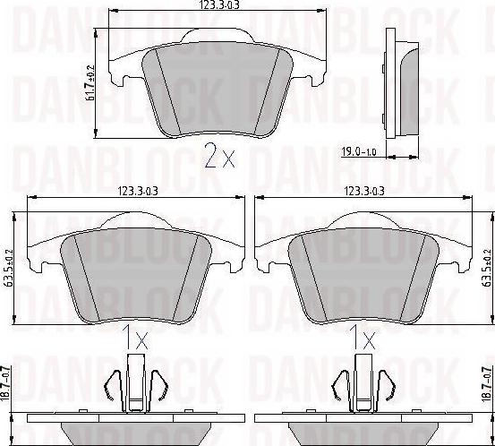 DAN-BLOCK DB 510400 - Jarrupala, levyjarru inparts.fi