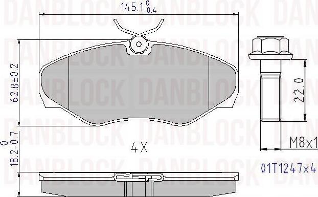 DAN-BLOCK DB 510403 - Jarrupala, levyjarru inparts.fi