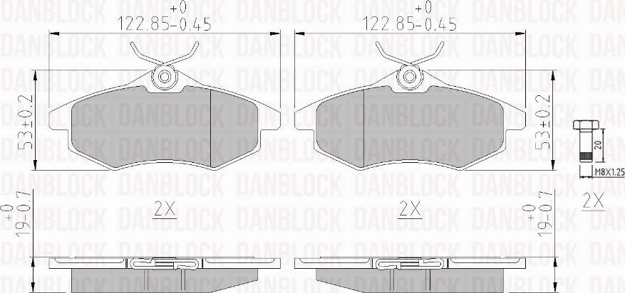 DAN-BLOCK DB 510407 - Jarrupala, levyjarru inparts.fi