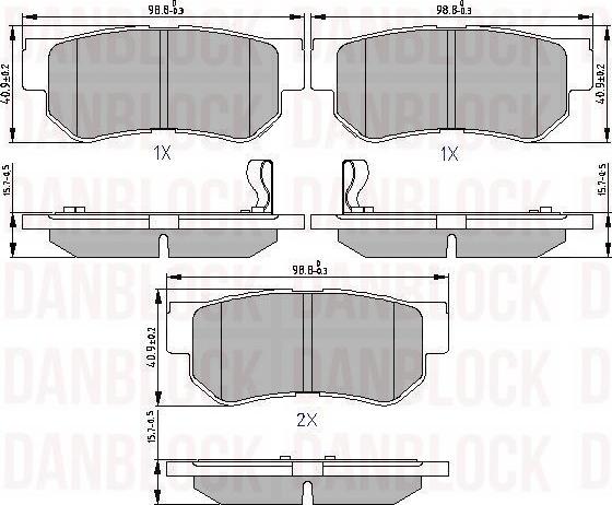 DAN-BLOCK DB 510419 - Jarrupala, levyjarru inparts.fi