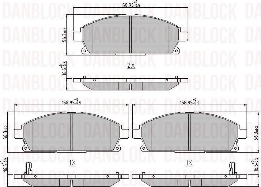 DAN-BLOCK DB 510415 - Jarrupala, levyjarru inparts.fi