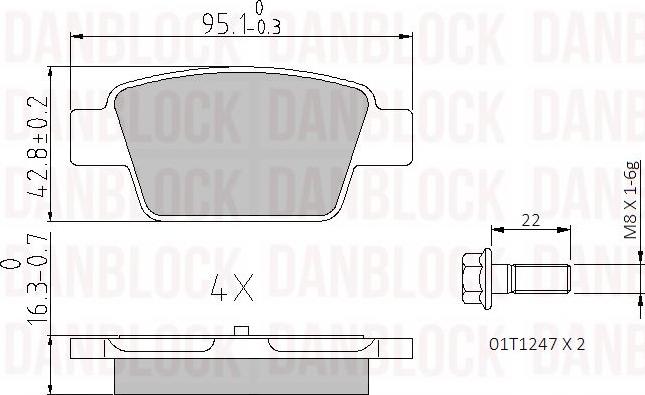 DAN-BLOCK DB 510410 - Jarrupala, levyjarru inparts.fi