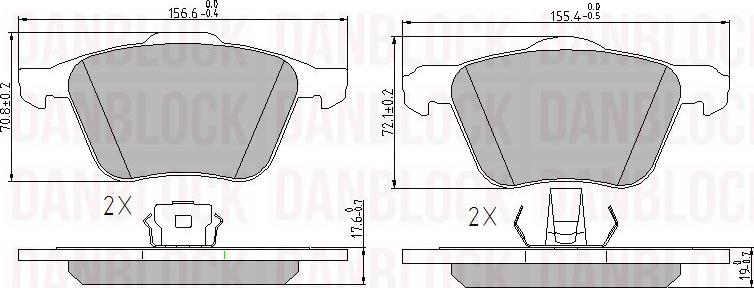 DAN-BLOCK DB 510413 - Jarrupala, levyjarru inparts.fi