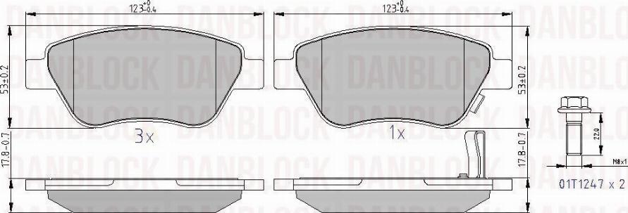 DAN-BLOCK DB 510487 - Jarrupala, levyjarru inparts.fi