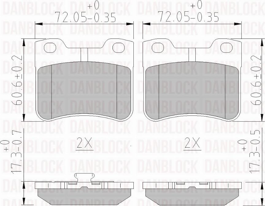 DAN-BLOCK DB 510431 - Jarrupala, levyjarru inparts.fi