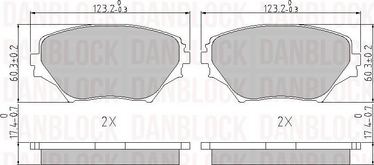 DAN-BLOCK DB 510420 - Jarrupala, levyjarru inparts.fi