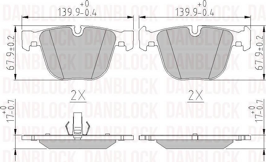 DAN-BLOCK DB 510474 - Jarrupala, levyjarru inparts.fi