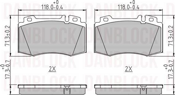 DAN-BLOCK DB 510470 - Jarrupala, levyjarru inparts.fi