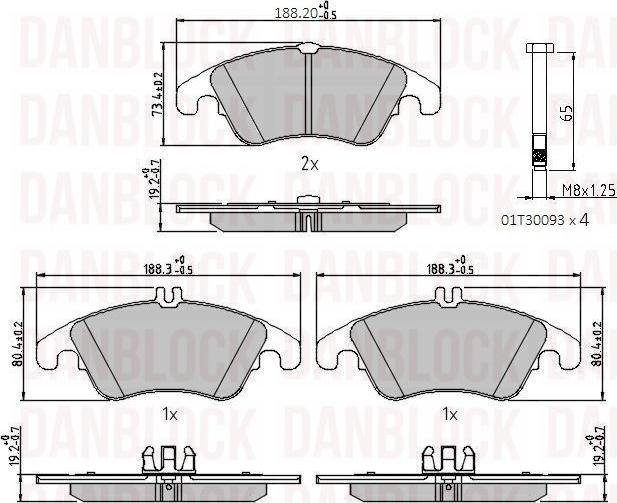 DAN-BLOCK DB 510595 - Jarrupala, levyjarru inparts.fi