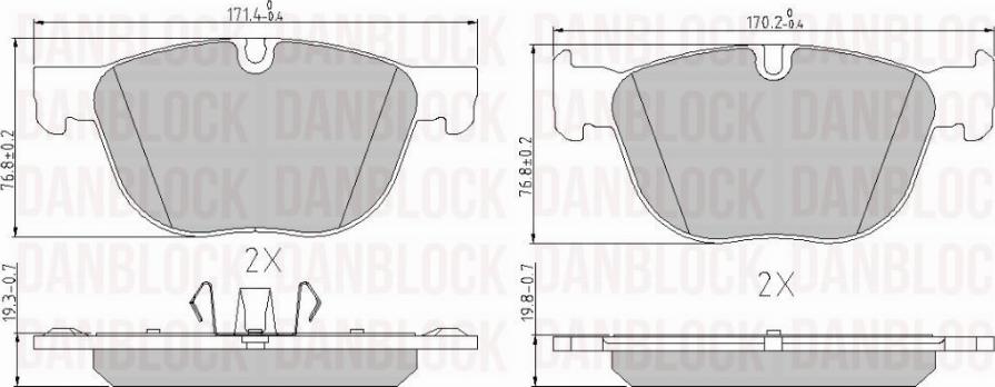 DAN-BLOCK DB 510597 - Jarrupala, levyjarru inparts.fi