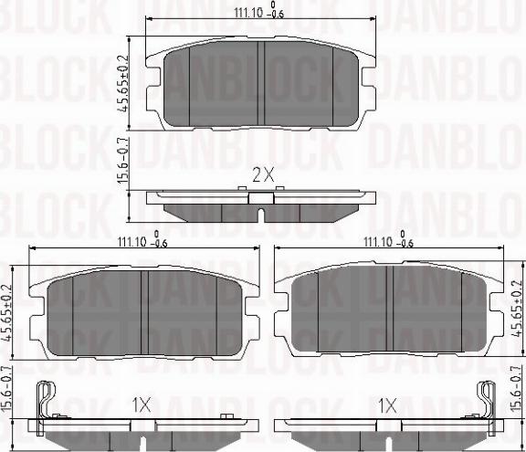 DAN-BLOCK DB 510549 - Jarrupala, levyjarru inparts.fi