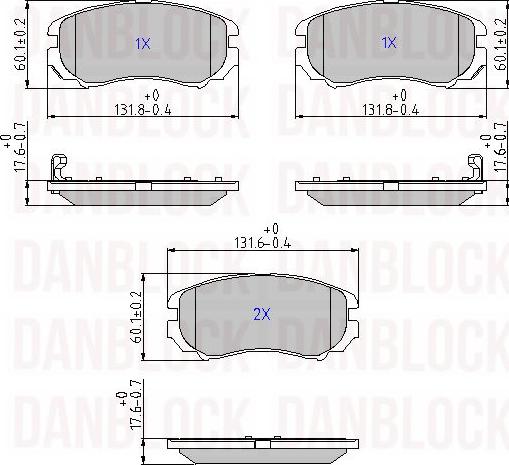 DAN-BLOCK DB 510542 - Jarrupala, levyjarru inparts.fi