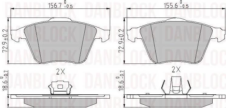 DAN-BLOCK DB 510554 - Jarrupala, levyjarru inparts.fi