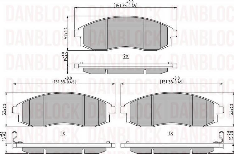 DAN-BLOCK DB 510552 - Jarrupala, levyjarru inparts.fi