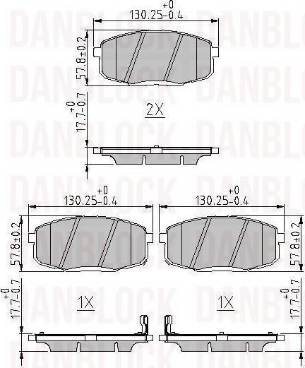 DAN-BLOCK DB 510569 - Jarrupala, levyjarru inparts.fi