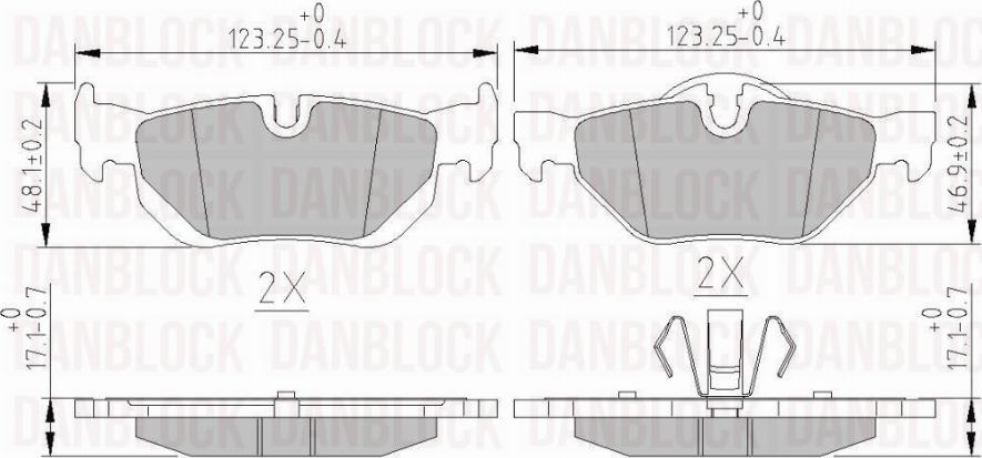 DAN-BLOCK DB 510509 - Jarrupala, levyjarru inparts.fi