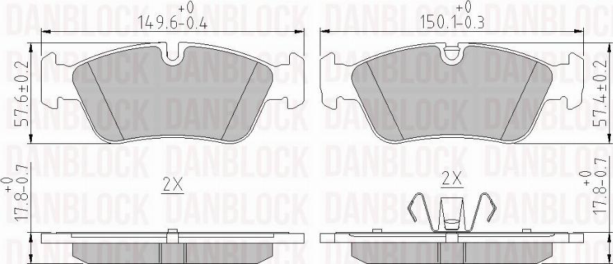 DAN-BLOCK DB 510506 - Jarrupala, levyjarru inparts.fi