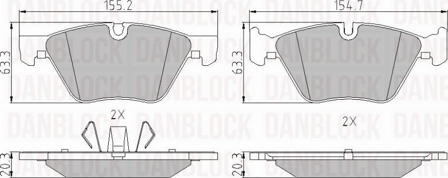 DAN-BLOCK DB 510507 - Jarrupala, levyjarru inparts.fi