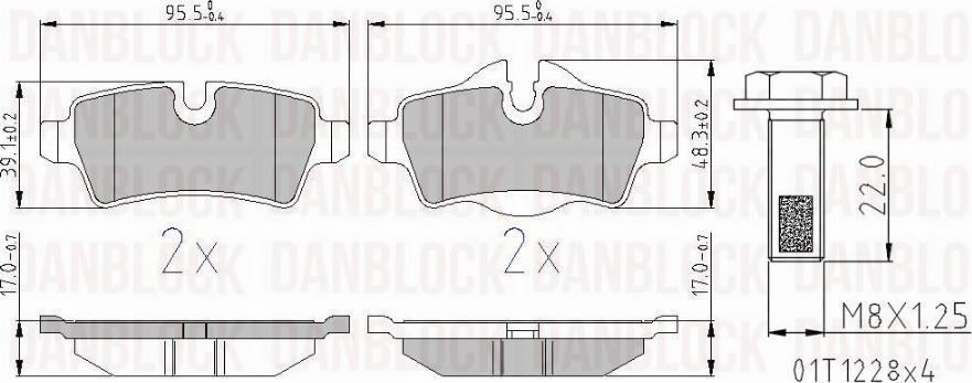 DAN-BLOCK DB 510511 - Jarrupala, levyjarru inparts.fi