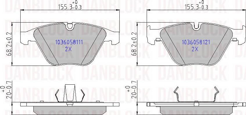 DAN-BLOCK DB 510589 - Jarrupala, levyjarru inparts.fi